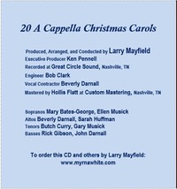 20 A Cappella Christmas Carols, Larry Mayfield cover.jpg