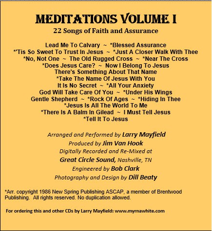 Meditations Volume I Larry Mayfield cover 2.jpg